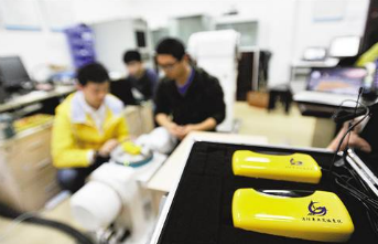 重慶郵電大學傳感器件與系統創新團隊自主研發的消防定位系統