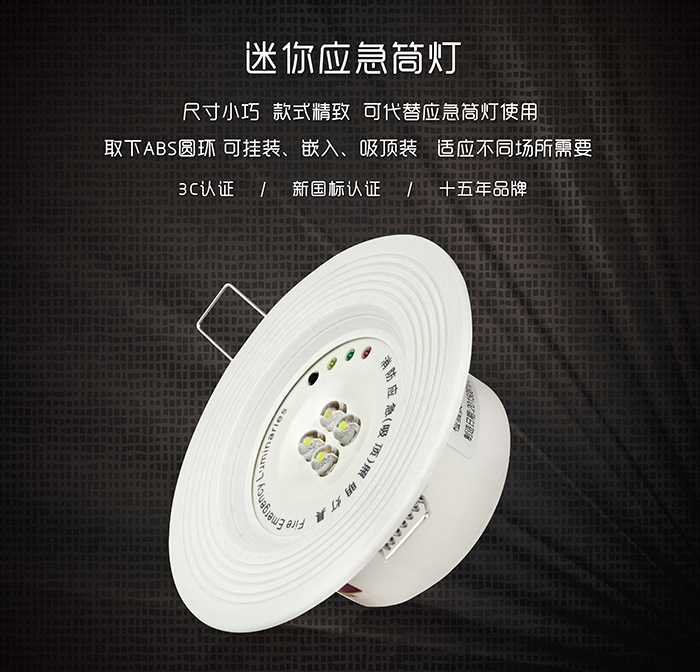 藝光消防迷你應急筒燈--精致小巧的體驗，不容錯過的選擇