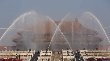 太和殿“著火” 故宮舉行建院以來最大規模消防實兵演習